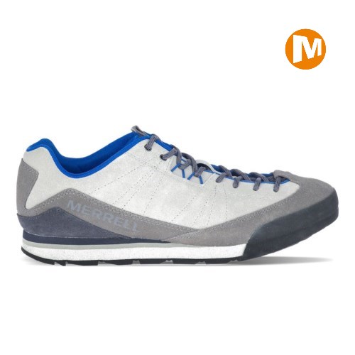 Merrell Catalyst Suede Sneaker Herren Weiß/Grau [DE-PYJFN]